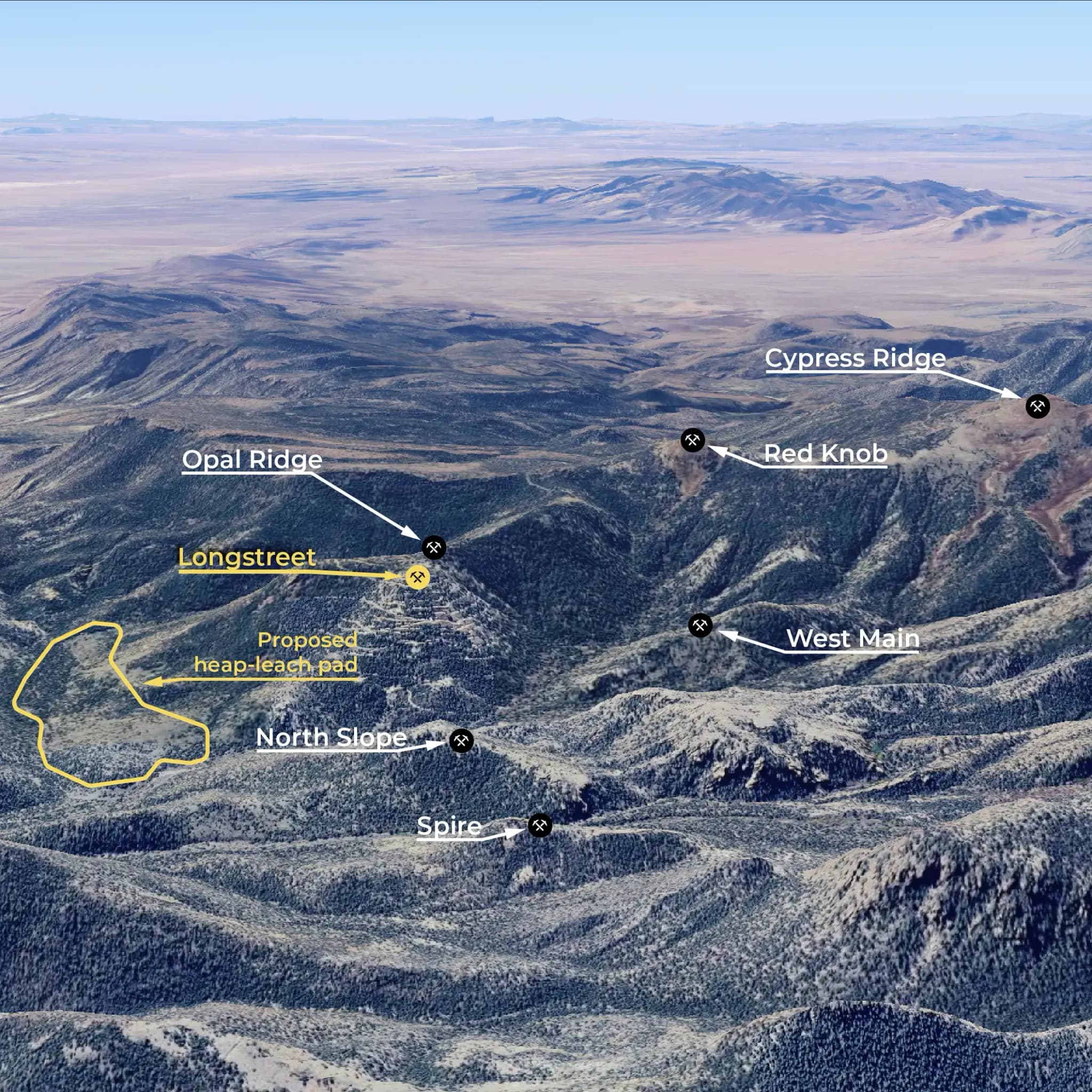 Longstreet Project Map